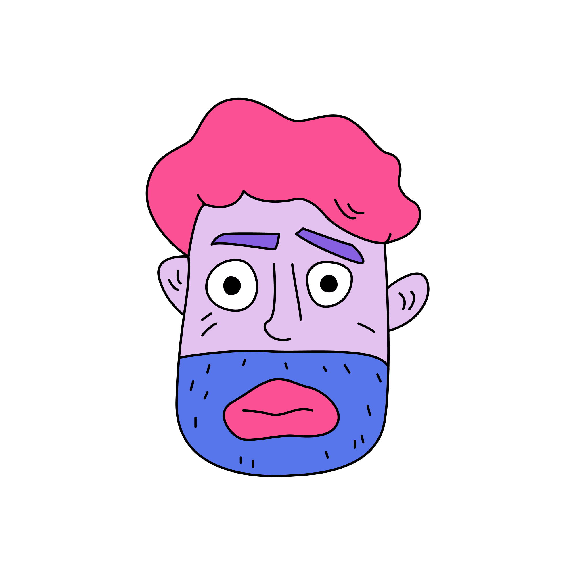 Pink-Haired Blue Beard_filled
